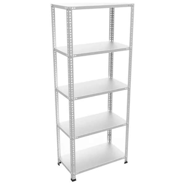 Rafburada 5 Katlı Galvaniz Çelik Raf - Depo, Arşiv, Kiler, Dosya, Market Rafı - 20x60 Cm-100 Cm-0.70 Mm - 20x60x100 0,70 Mm - Görsel 10