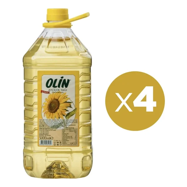 Olin Ayçiçek Yağı 5 lt Pet 4'lü - Görsel 2
