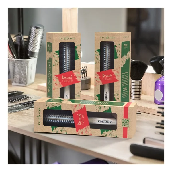Ventoso Brush Natura Ahşap Fön Fırçası - Görsel 4