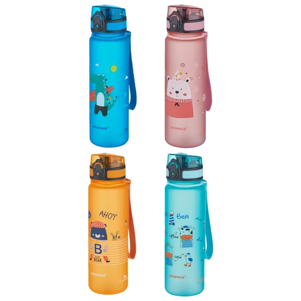 Uzspace 3026-5 Snowman 500 Ml Tritan Çocuk Matarası - Görsel 4