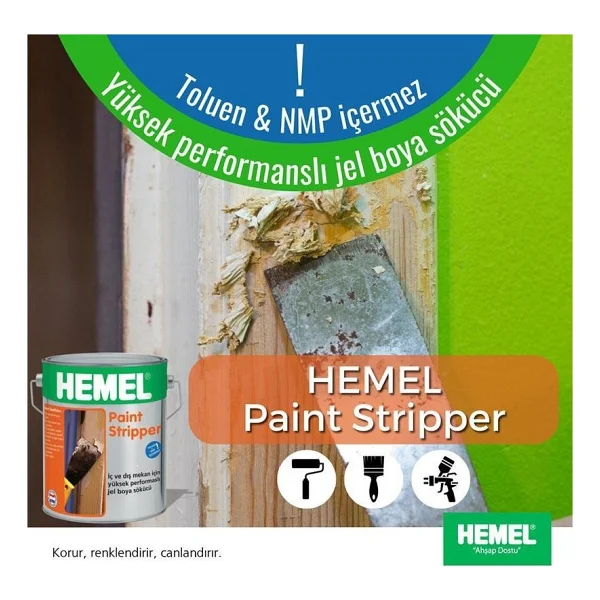 Hemel Paint Stripper 0.75 Lt Boya Sökücü - Görsel 6