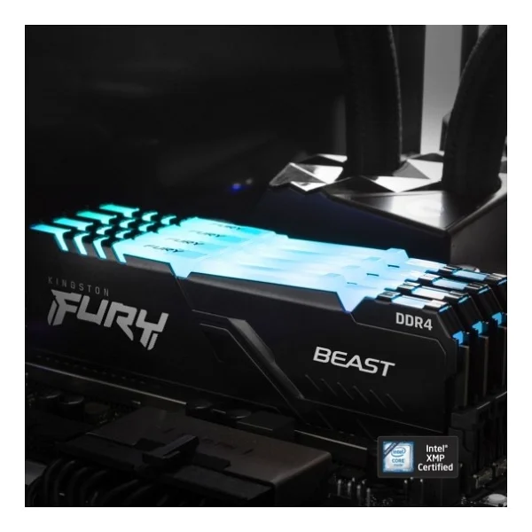 Kingston Fury Beast RGB 16 GB 3200 MHz DDR4 Cl16 Kf432c16bba/16 RAM - Görsel 3