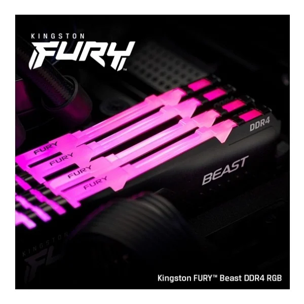 Kingston Fury Beast RGB 16 GB 3200 MHz DDR4 Cl16 Kf432c16bba/16 RAM - Görsel 4