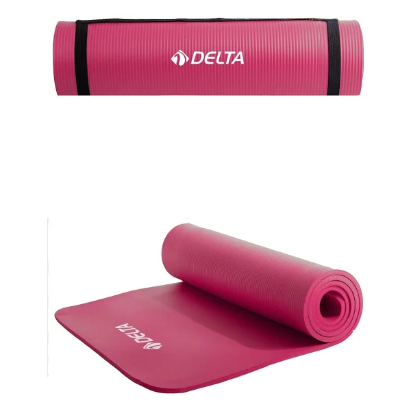 Delta Konfor Zemin 10 Mm Taşıma Askılı Pilates Minderi Yoga Matı, Lila, 10 Mm - Görsel 10