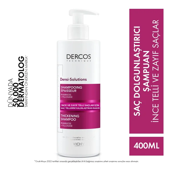 Vichy Dercos Densi-Solutions 400 Ml Şampuan - Görsel 7
