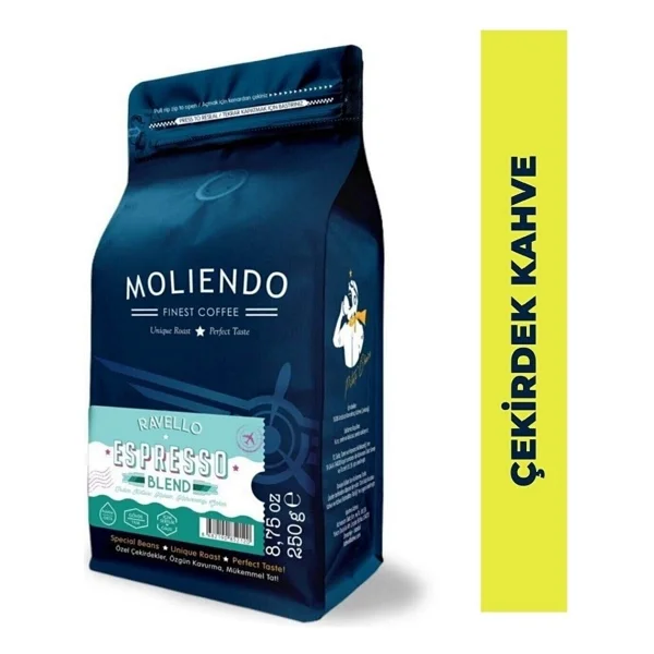 Moliendo Ravello Espresso Blend Kahve (Çekirdek Kahve) 1000 G - 1 Kg - Görsel 5
