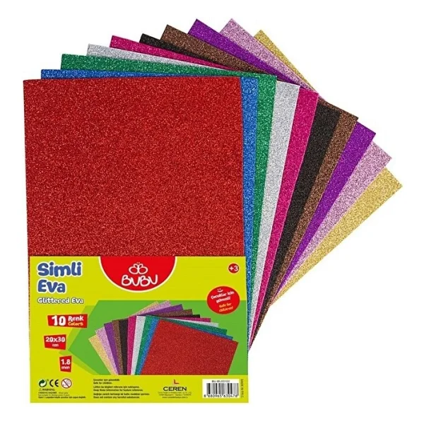Bu-Bu Eva Simli 20X30 cm 10 Renk BUBU-EV0037 - Renkli