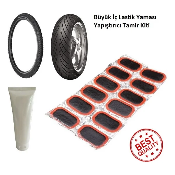 Büyük Lastik Yaması - Bisiklet - Motor Lastiği Yaması - Görsel 4
