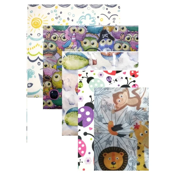 Hayal Sepeti Beslenme Bezi Örtüsü 5li Set (5 Adet) - Standart - Beyaz - Görsel 8