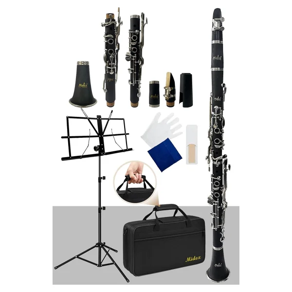 Midex Bns-4000 4 Yüzüklü Sol Klarnet - Görsel 6