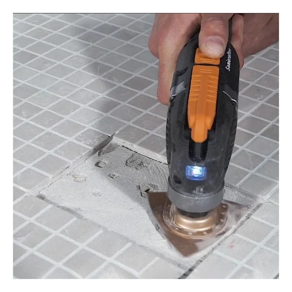 Worx Wa4966 Çok Amaçlı Raspalama Makinası İçin 75x75mm Karbür Kaplama Harç, Boya, Yapıştırıcı Universal Zımpara Başlığı - Görsel 3