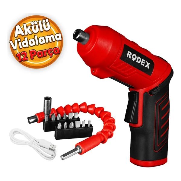 Rodex Rdx3085 Akülü Vidalama Makinesi - Görsel 6