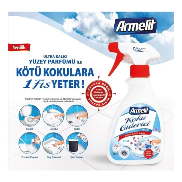 Armelit Fresh 250 ml Koku Giderici - Görsel 4