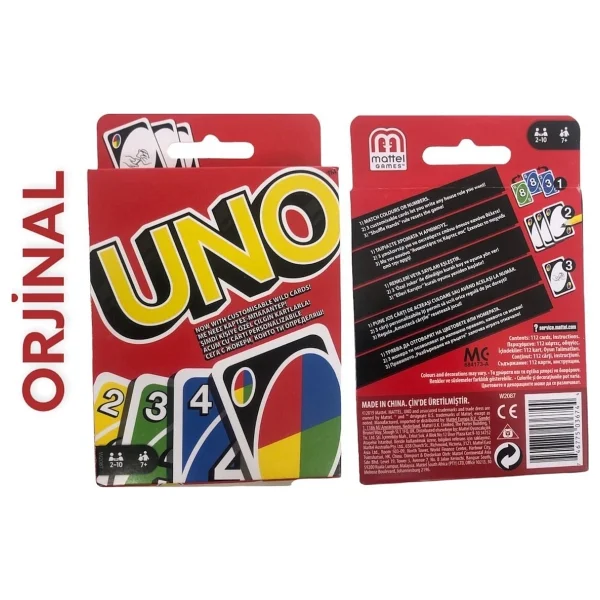 Mattel Unokcam Lisanslı Mattel Uno Kartlar Orijinal - Görsel 2