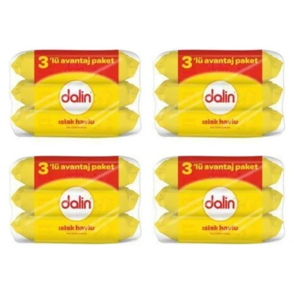 Dalin 56 Yaprak 12'li Paket Islak Mendil - Görsel 2