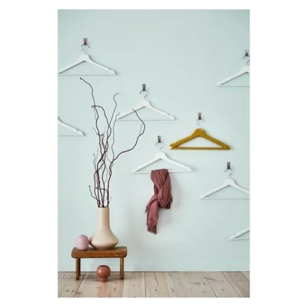Ikea Bumerang Elbise Giysi Askısı - Beyaz Askı 8 Li Paket - Görsel 3