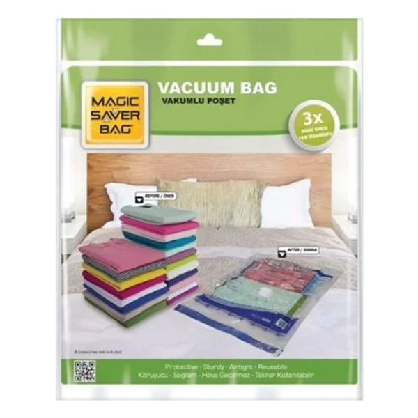 Magic Saver Bag 7'li Vakumlu Poşet - Görsel 2