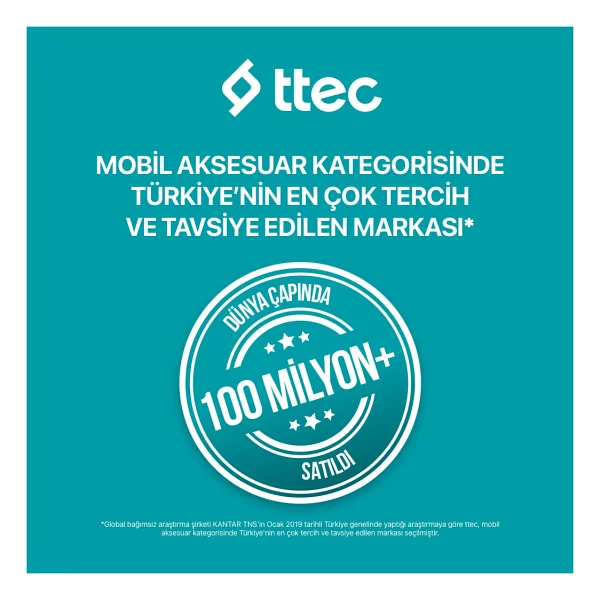Ttec Recharger Mega 2bb197 50000 mAh Hızlı Şarj Powerbank - Görsel 6