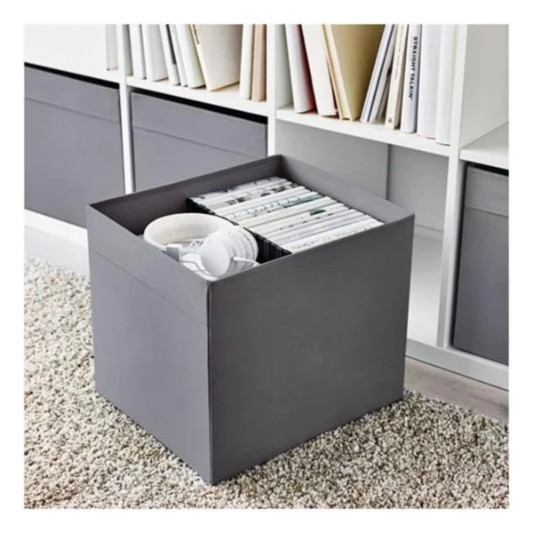 Ikea Dröna Kutu, Koyu Gri - Görsel 4