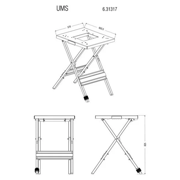 Metabo 631317000 Ums Gönye Kesme Tezgahı - Görsel 2