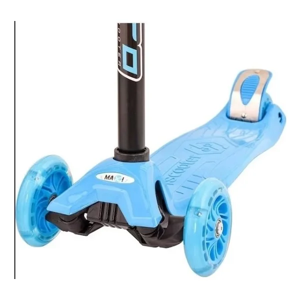 Shinaro Maxi Işıklı Turuncu 3 Tekerlekli Çocuk Scooter - Görsel 4