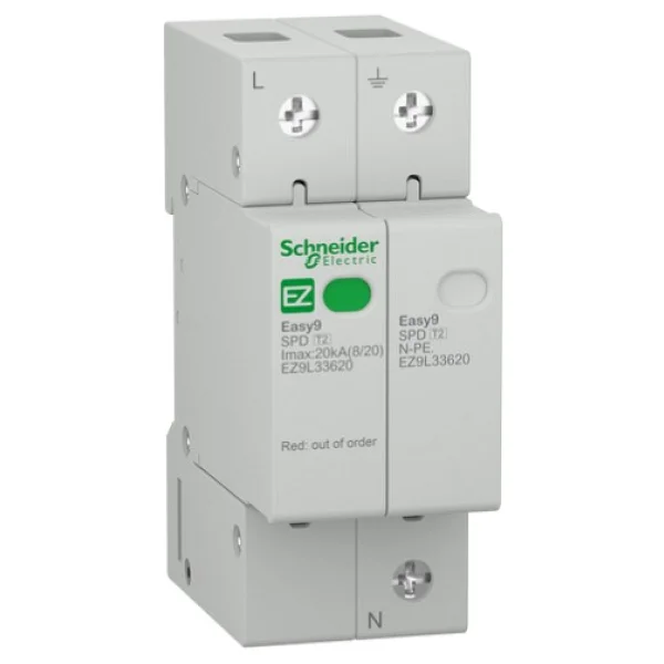 Schneider Bir Kutuplu 20 Ka Parafudr Ez9l33620 - Görsel 2