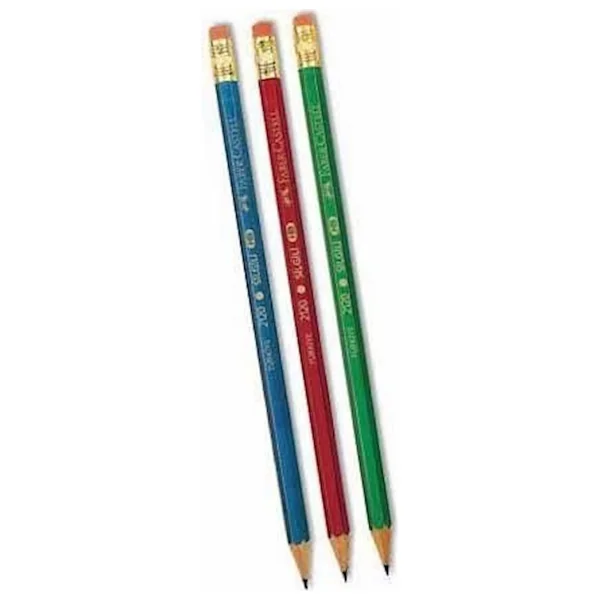 Faber Castell Silgili Kurşun Kalem 12li Hb 2120 - Görsel 2