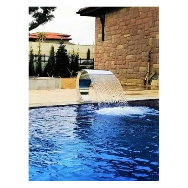 Sefa Havuz Şelalesi Paslanmaz Kobra Model 50x60 Cm Dişli Maşonlu (63 Lük Boru ) 316 Kalite - Aısı 316 - Görsel 7