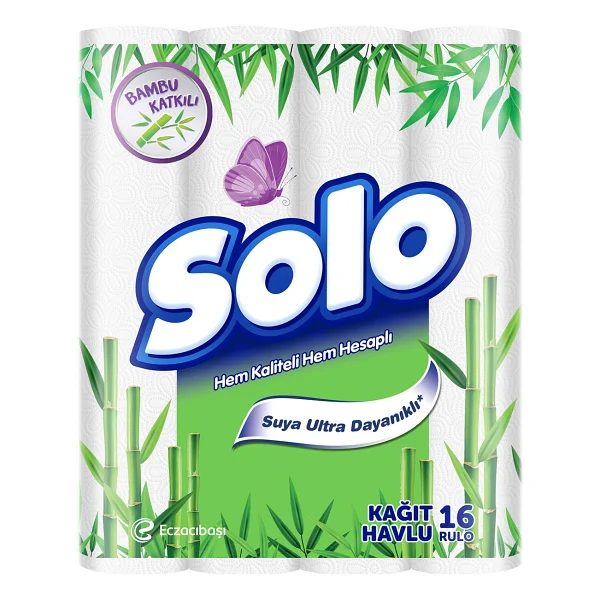 Solo Ultra Bambu Katkılı 16'lı Kağıt Havlu - Görsel 4
