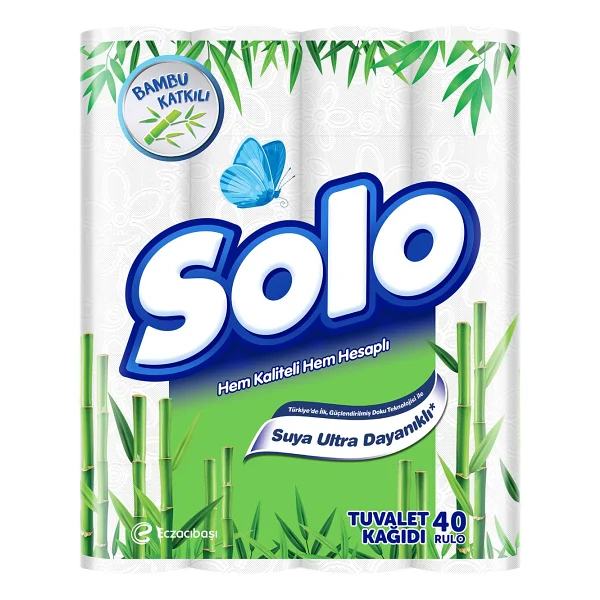 Solo Ultra Bambu Katkılı Tuvalet Kağıdı 40'lı - Görsel 4