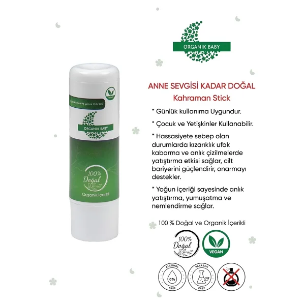 Anlık Yatıştırıcı Magic Doğal Stick Vegan 2 Adet - Görsel 3