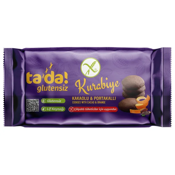 Tada Glutensiz Kakaolu Ve Portakallı 100 Gr Kurabiye - Görsel 3