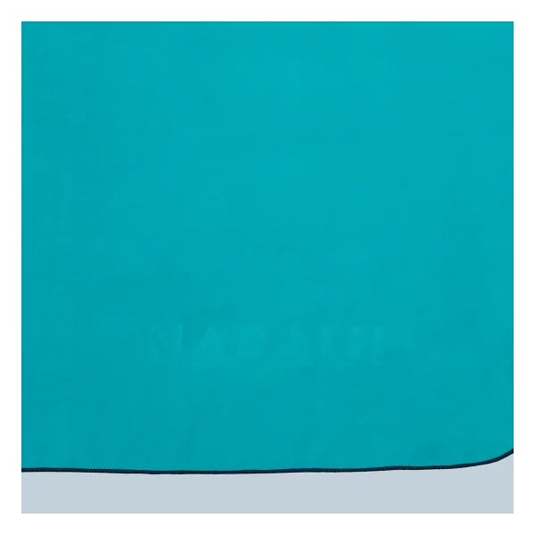Nabaiji Çift Taraflı Mikrofiber Havlu - M Boy - Mavi / Yeşil 60 X 80 Cm Decathlon - Görsel 5