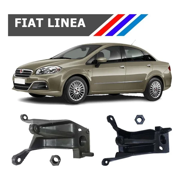Zetoto Fiat Linea Ön Sol Ve Sağ Far Tamir Kiti Far Ayağı Plastik 51785219 - Görsel 2