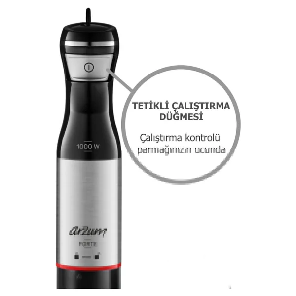Arzum Ar1157-S Forte Multi 1000 W Blender Seti Siyah - Görsel 2