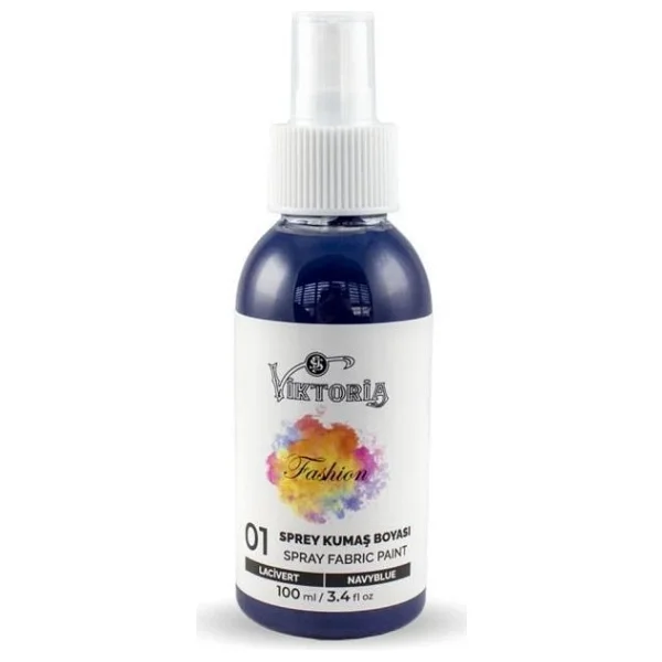 Viktoria 100 Ml Lacivert Sprey Kumaş Boyası - Görsel 6
