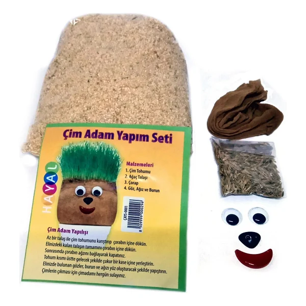 Hayal Çim Adam Yapım Seti - 25 Paket - Görsel 2