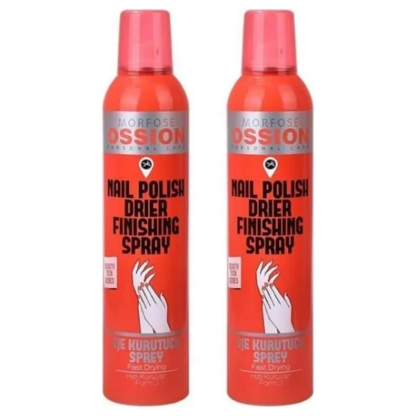 Morfose Ossion 300 Ml 2 Adet Oje Kurutucu Sprey - Görsel 2