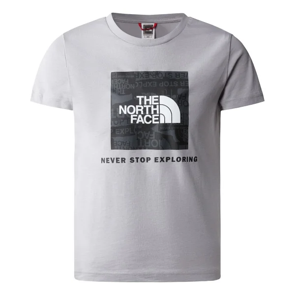 The North Face S/S Redbox Erkek Çocuk Tişörtü Nf0a82e9a911 - Gri - L - Görsel 3