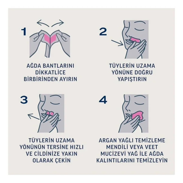 Veet Professional Normal Ciltler İçin Yüze Özel 20'li Sir Ağda Bandı - Görsel 6