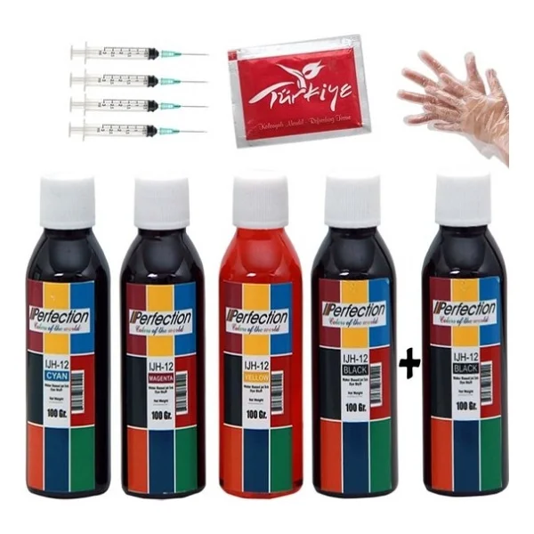 Perfection Hp Deskjet 2133 / 2134 / 3630 Uyumlu Kartuş Dolum Seti 5 X 100 Ml - Görsel 9