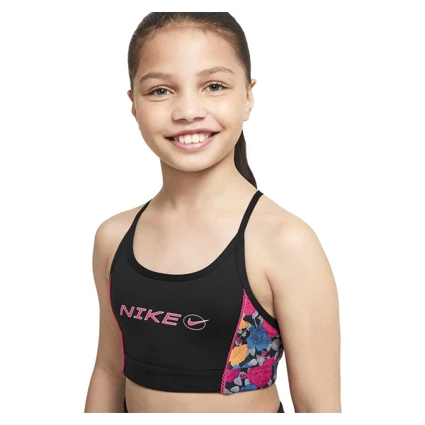 Nike G Nk Indy Bra Iconclash Çocuk Siyah Günlük Stil Sporcu Bra-Dm8432-010 - Görsel 3