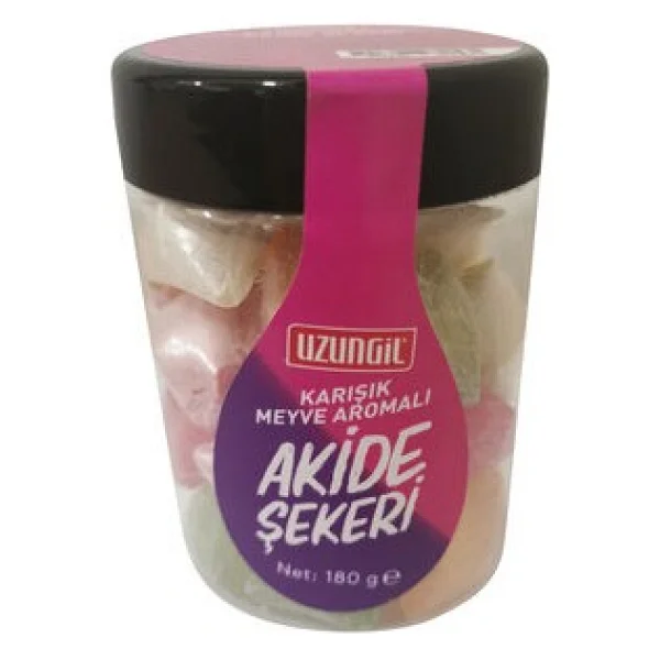 Uzungil Karışık Meyve Aromalı Akide Şekeri 180 G - 1 Adet - Görsel 2