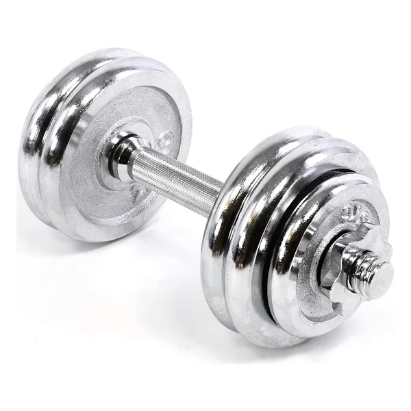 Ckspor 15 Kg Krom Dumbell Seti Çantalı Döküm Plaka Dambıl Seti Cks15 - Görsel 5
