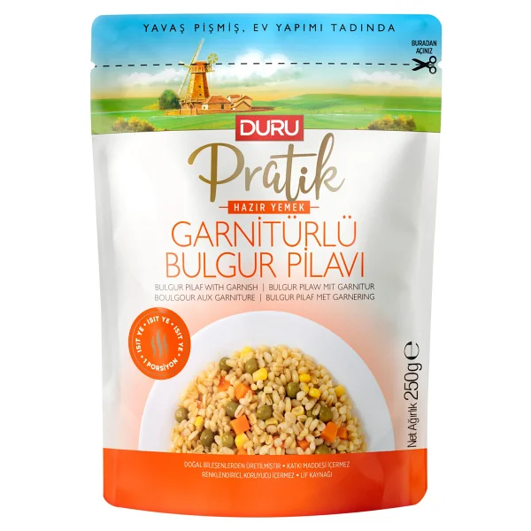 Duru Pratik Garnitürlü Bulgur Pilavı 250 Gr - Görsel 2