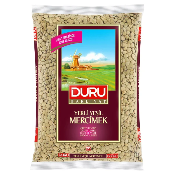 Duru Yeşil Mercimek 1 Kg - Görsel 3
