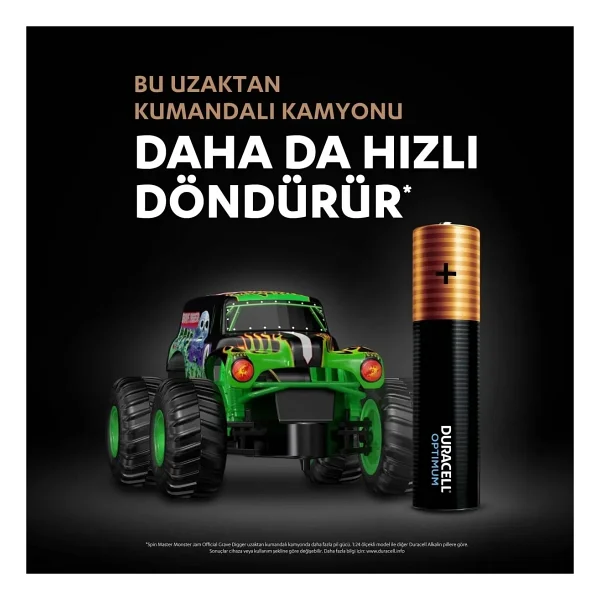 Duracell Optimum 12'li Alkalin Aaa İnce Kalem Pil - Görsel 4