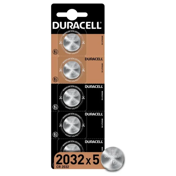 Duracell Cr2032 3v 5'li Lityum Düğme Pil - Görsel 3