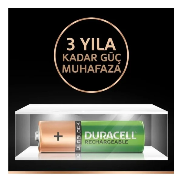Duracell Cef 14 Şarj Aleti + 2'şer Adet Aa Ve Aaa Pil ( 4 Saat Şarj Cihazı, 1 Adet) + Aa 1300 mAh Piller, 2 Li Paket - Görsel 4