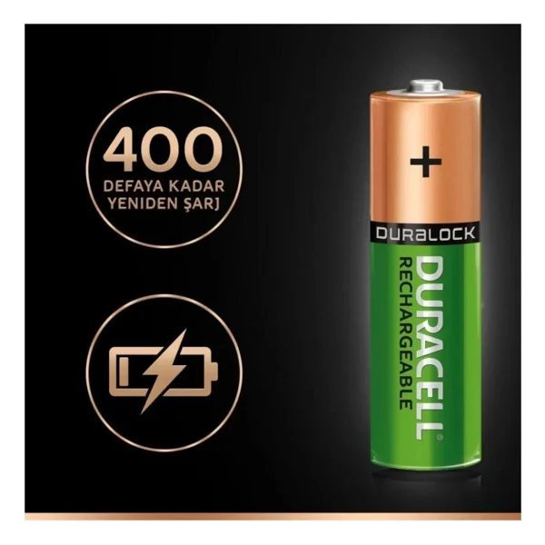 Duracell Cef 14 Şarj Aleti + 2'şer Adet Aa Ve Aaa Pil ( 4 Saat Şarj Cihazı, 1 Adet) + Aa 1300 mAh Piller, 2 Li Paket - Görsel 5